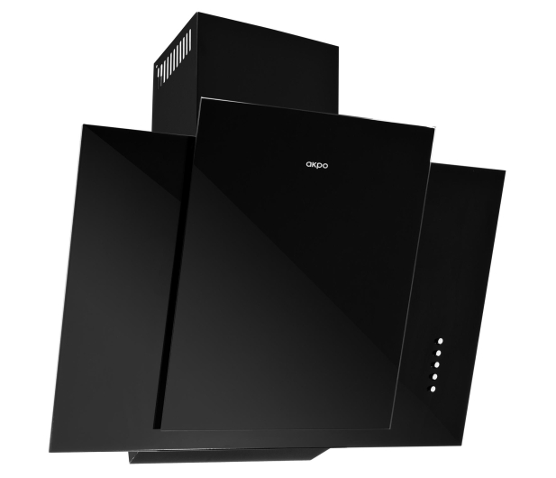 Okap kominowy AKPO WK-4 Mirt eco 60 czarny/czarne szkło - 1350110 - zdjęcie